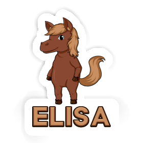 Elisa Sticker Horse Image