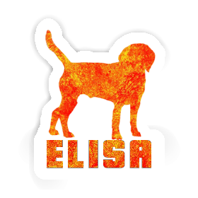 Sticker Elisa Dog Image