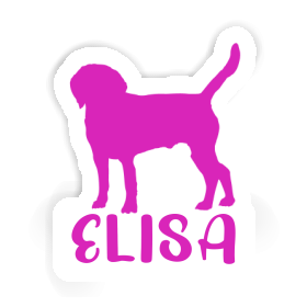 Sticker Elisa Hund Image