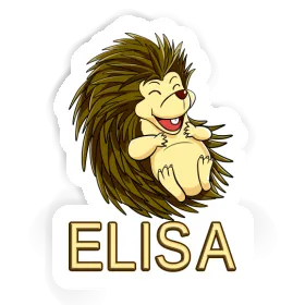 Sticker Elisa Hedgehog Image