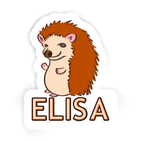 Igel Aufkleber Elisa Image