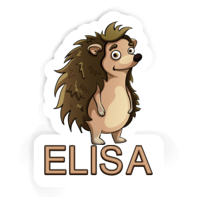 Sticker Elisa Hedgehog Image