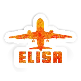 Elisa Sticker Jumbo-Jet Image