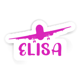 Airplane Sticker Elisa Image