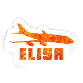 Elisa Sticker Jumbo-Jet Image