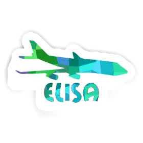 Autocollant Elisa Jumbo-Jet Image