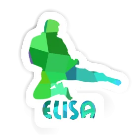 Sticker Karateka Elisa Image