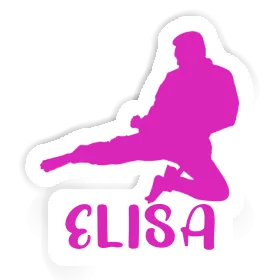 Elisa Sticker Karateka Image