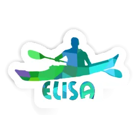 Sticker Kajakfahrer Elisa Image