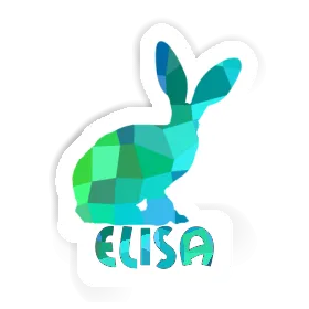 Elisa Autocollant Lapin Image