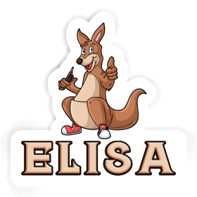 Kangaroo Sticker Elisa Image