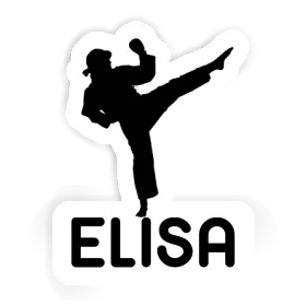 Elisa Aufkleber Karateka Image