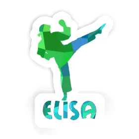 Elisa Sticker Karateka Image