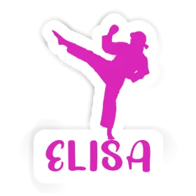 Elisa Sticker Karateka Image