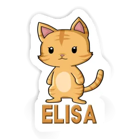 Sticker Elisa Cat Image