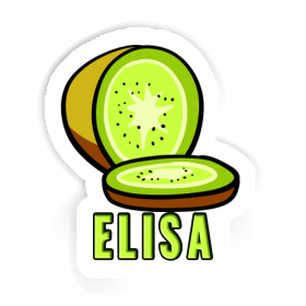 Autocollant Elisa Kiwi Image