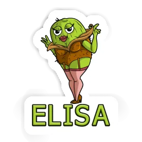 Elisa Autocollant Kiwi Image