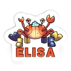 Crab Sticker Elisa Image