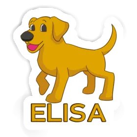 Labrador Sticker Elisa Image