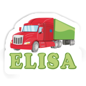 Sticker Articulated lorry Elisa Image