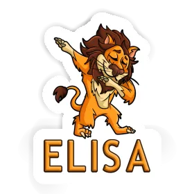 Elisa Autocollant Lion Image