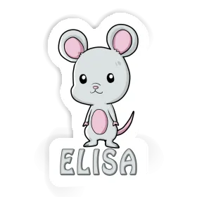 Sticker Elisa Mouse Image