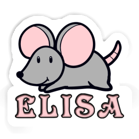 Maus Aufkleber Elisa Image