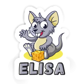 Maus Aufkleber Elisa Image