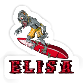 Surfer Sticker Elisa Image