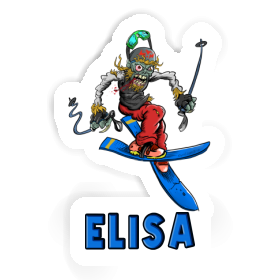 Sticker Elisa Skier Image