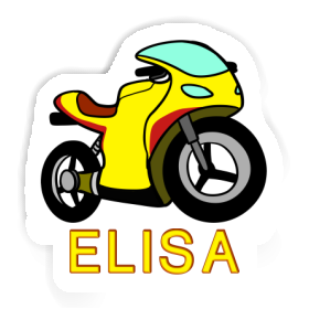 Elisa Sticker Motorcycle Image