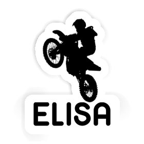 Sticker Elisa Motocross Rider Image