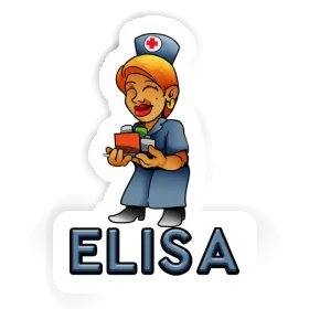 Elisa Sticker Nurse Image