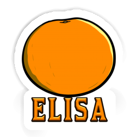 Elisa Sticker Orange Image