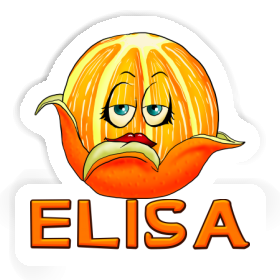 Elisa Sticker Orange Image