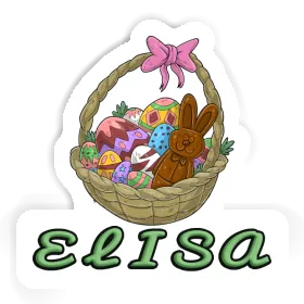 Sticker Easter basket Elisa Image