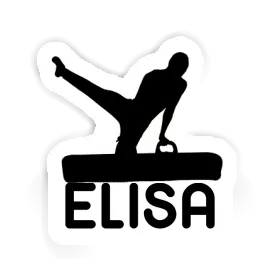 Autocollant Gymnaste Elisa Image