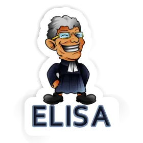 Vicar Sticker Elisa Image