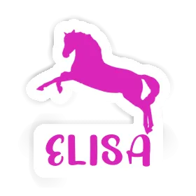 Sticker Elisa Horse Image