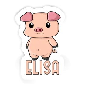 Sticker Piggy Elisa Image