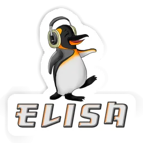 Elisa Sticker Musik-Pinguin Image