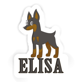 Sticker Pinscher Elisa Image