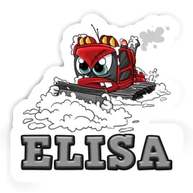 Snow groomer Sticker Elisa Image