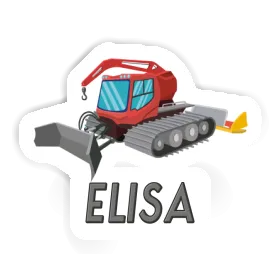 Sticker Snow Groomer Elisa Image