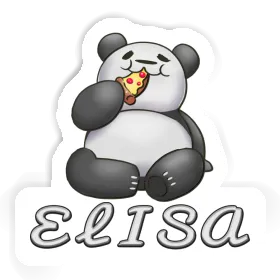 Aufkleber Elisa Panda Image