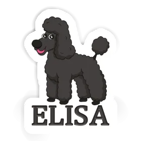 Poodle Sticker Elisa Image