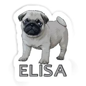 Sticker Pug Elisa Image