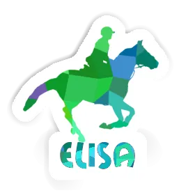 Sticker Elisa Horse Rider Image