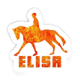 Elisa Sticker Horse Rider Image