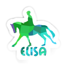 Sticker Elisa Horse Rider Image